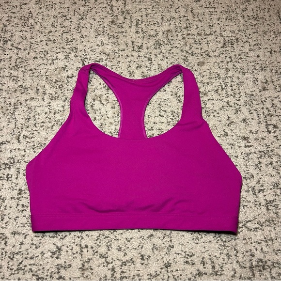 Fabletics Magenta Kessler Medium Impact Racer Back Sports Bra Size Small - Picture 1 of 5